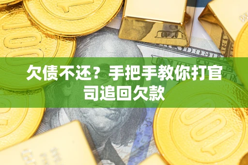 武汉欠债不还？手把手教你打官司追回欠款