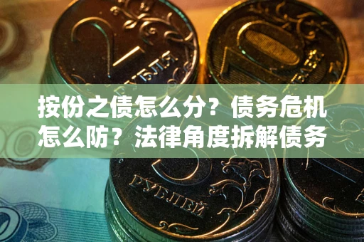武汉按份之债怎么分？债务危机怎么防？法律角度拆解债务分配与风险自保指南