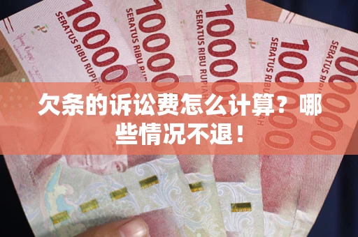 武汉欠条的诉讼费怎么计算?哪些情况不退! 武汉欠条的诉讼费怎么计算?哪些情况不退!