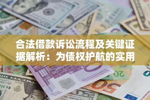 武汉合法借款诉讼流程及关键证据解析：为债权护航的实用指南