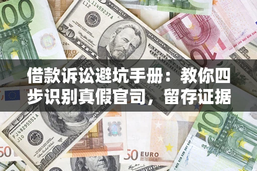 武汉借款诉讼避坑手册：教你四步识别真假官司，留存证据不踩雷