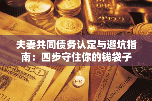 武汉夫妻共同债务认定与避坑指南：四步守住你的钱袋子
