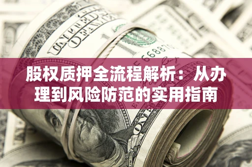 武汉股权质押全流程解析：从办理到风险防范的实用指南