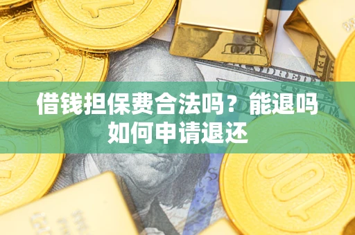 武汉借钱担保费合法吗？能退吗如何申请退还