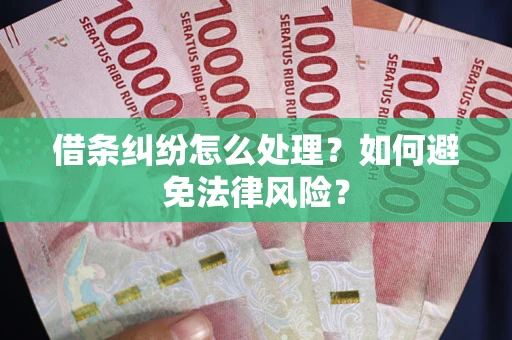 武汉借条纠纷怎么处理？如何避免法律风险？
