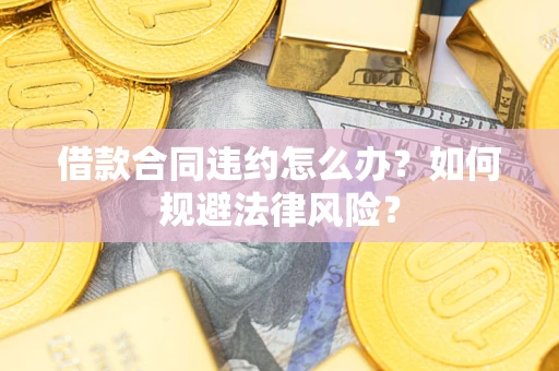 武汉借款合同违约怎么办？如何规避法律风险？