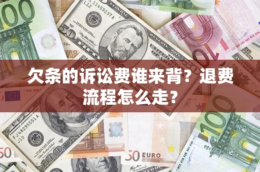 武汉欠条的诉讼费谁来背？退费流程怎么走？